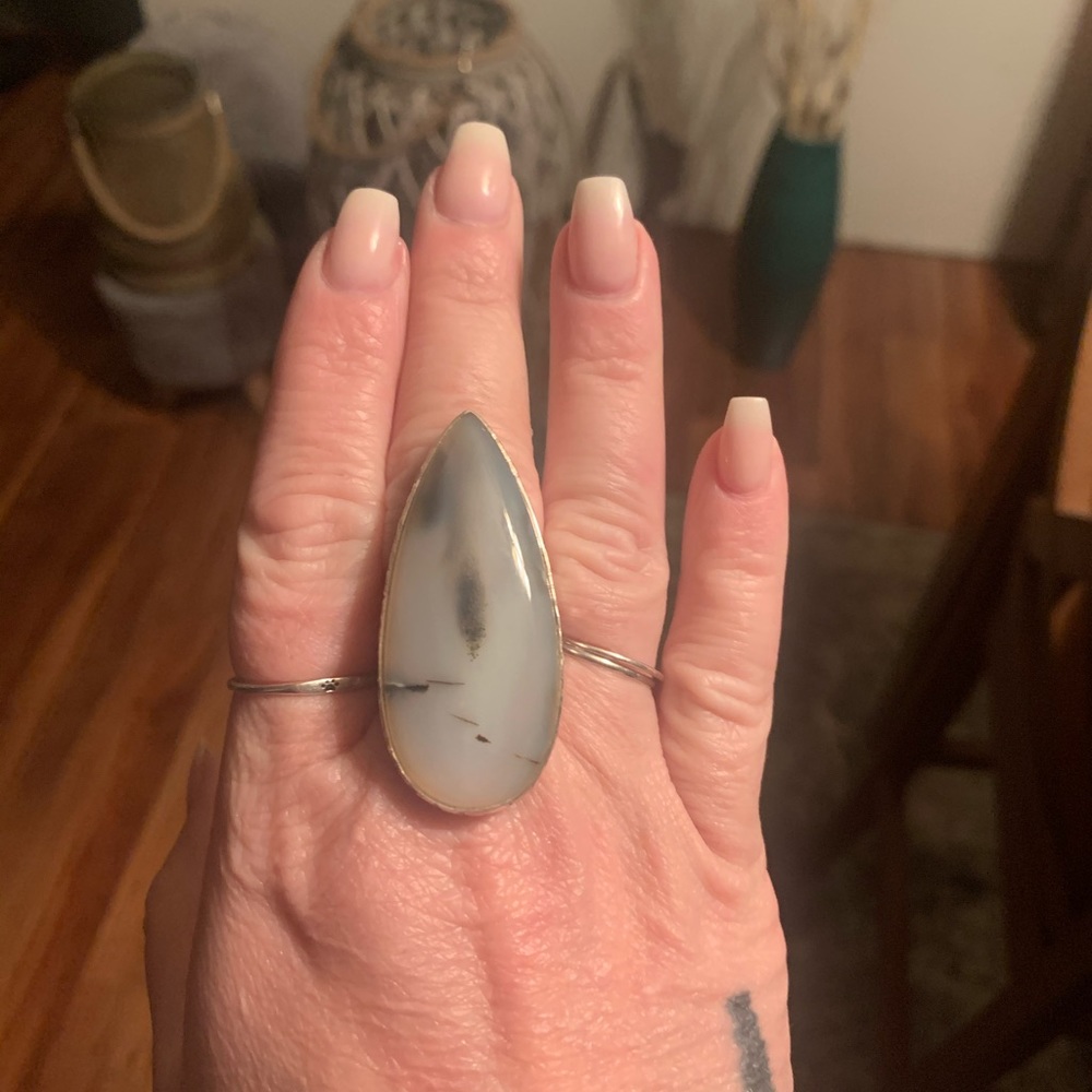 Karli Buxton Montana agate ring